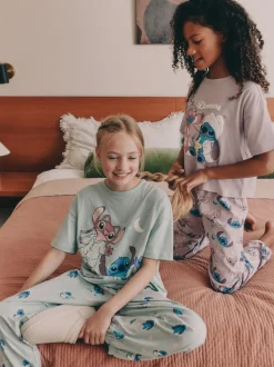 Violet/vert - Lilo & Stitch Survêtement Pyjamas 2 Pack (3-16ans)