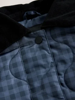 Vérification de la Marine - Veste matelassée Résistant à la douche (3-16ans)