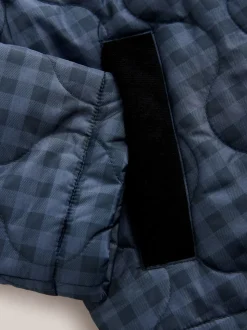 Vérification de la Marine - Veste matelassée Résistant à la douche (3-16ans)