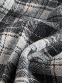 Vérification grise - Chemise à carreaux Signature à manches longues