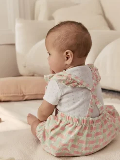 Vérification rose - Ensemble Salopettes et Body BÉBÉ 2 Pieces (0mois -2ans)