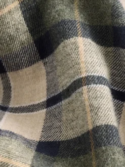 Vérification verte - Chemise en flanelle brossée