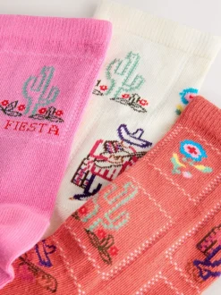 Western neutre Texture - Paquet de chaussettes de cheville 3