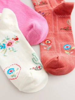 Western neutre Texture - Paquet de chaussettes de cheville 3