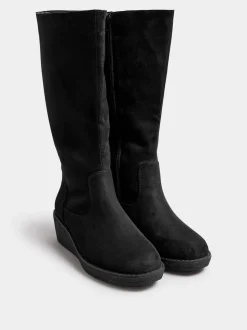 Yours Curve Extra Coupe large Slouch Knee Bottes