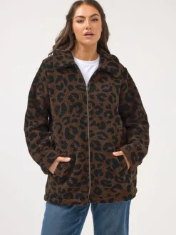 Yours Curve Polaire zippée en borg épais