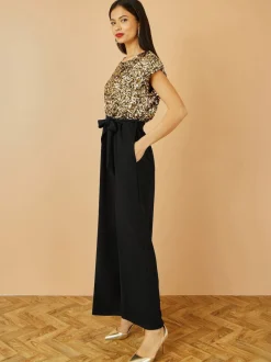 Yumi Combinaison extensible à sequins