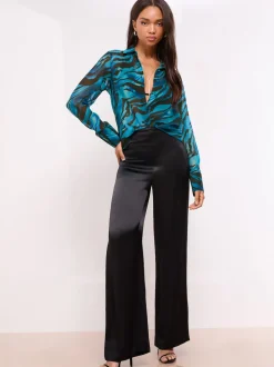 Zèbre bleu - Lipsy Chemises imprimées en mousseline