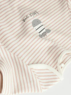 Zèbre gris - Lot de bodys à manches courtes pour bébé 100% coton 5