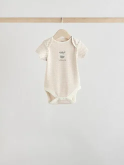 Zèbre gris - Lot de bodys à manches courtes pour bébé 100% coton 5